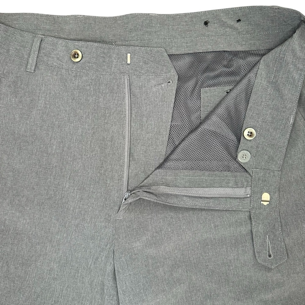 Fairway & Greene Men’s Golf Tech Shorts - Size 36, Fully Lined, Grey - Picture 3 of 7